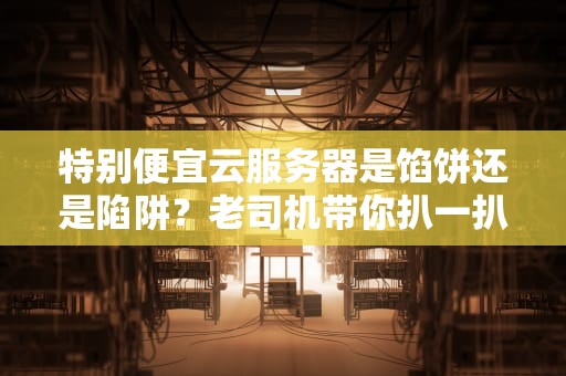 特别便宜云服务器是馅饼还是陷阱？老司机带你扒一扒内幕！