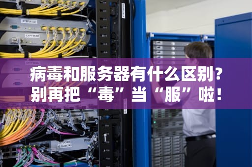 病毒和服务器有什么区别？别再把“毒”当“服”啦！