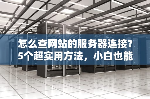 怎么查网站的服务器连接？5个超实用方法，小白也能秒变技术大佬！