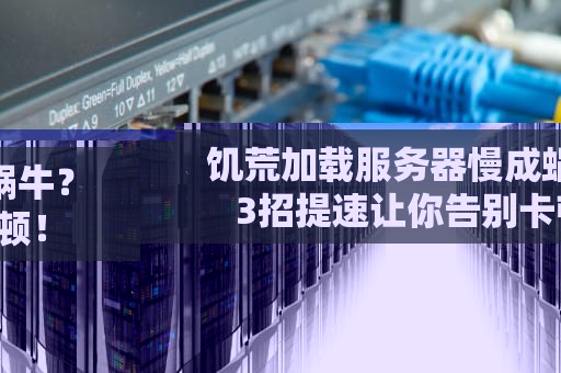 饥荒加载服务器慢成蜗牛？3招提速让你告别卡顿！