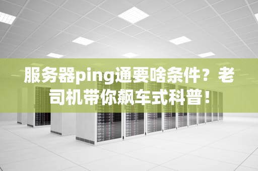 服务器ping通要啥条件？老司机带你飙车式科普！