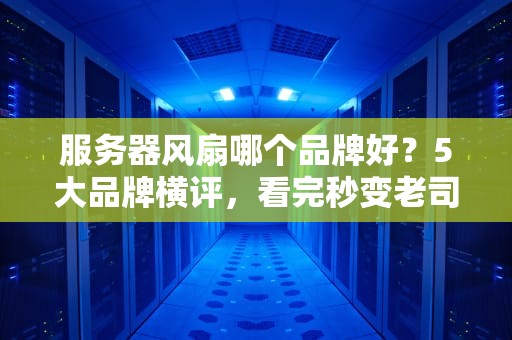 服务器风扇哪个品牌好？5大品牌横评，看完秒变老司机！