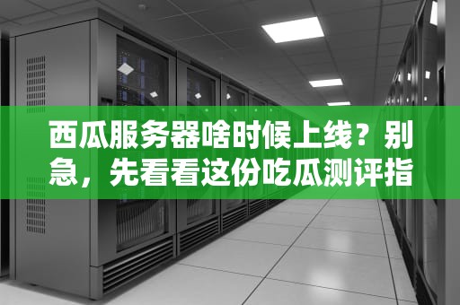 西瓜服务器啥时候上线？别急，先看看这份吃瓜测评指南！