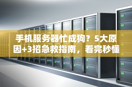 手机服务器忙成狗？5大原因+3招急救指南，看完秒懂！