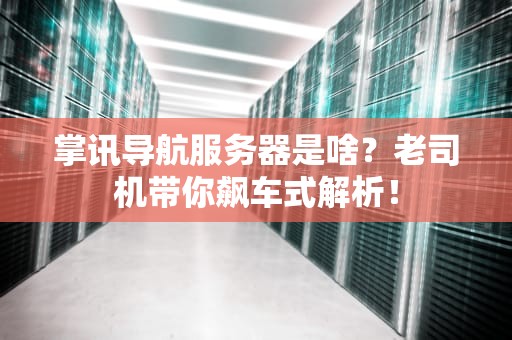 掌讯导航服务器是啥？老司机带你飙车式解析！