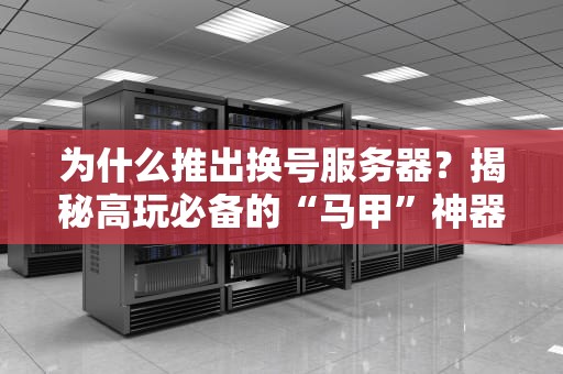 为什么推出换号服务器？揭秘高玩必备的“马甲”神器！