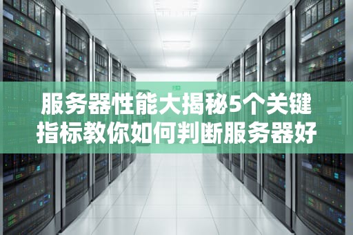 服务器性能大揭秘5个关键指标教你如何判断服务器好坏！
