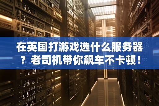 在英国打游戏选什么服务器？老司机带你飙车不卡顿！
