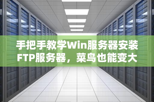 手把手教学Win服务器安装FTP服务器，菜鸟也能变大神！