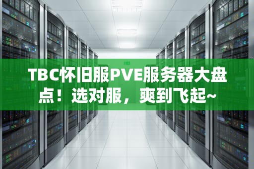 TBC怀旧服PVE服务器大盘点！选对服，爽到飞起~