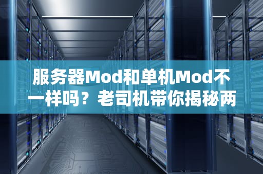 服务器Mod和单机Mod不一样吗？老司机带你揭秘两者的“塑料兄弟情”！