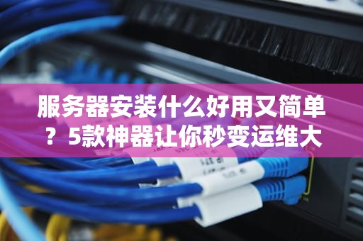 服务器安装什么好用又简单？5款神器让你秒变运维大佬！