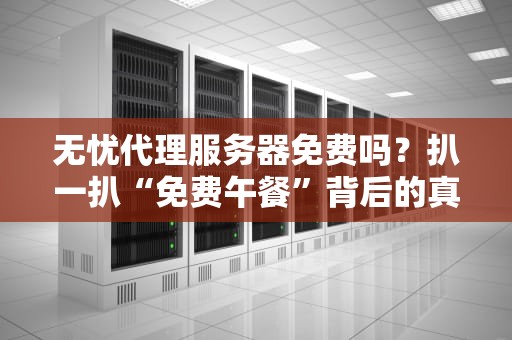 无忧代理服务器免费吗？扒一扒“免费午餐”背后的真相！