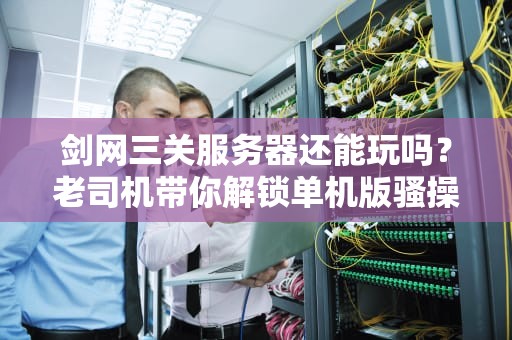 剑网三关服务器还能玩吗？老司机带你解锁单机版骚操作！