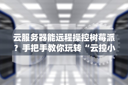 云服务器能远程操控树莓派？手把手教你玩转“云控小派”的骚操作！