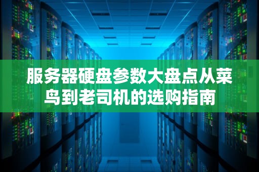服务器硬盘参数大盘点从菜鸟到老司机的选购指南