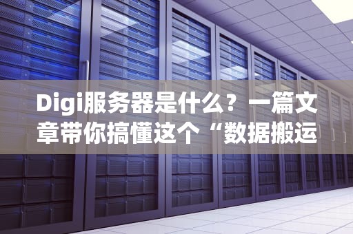 Digi服务器是什么？一篇文章带你搞懂这个“数据搬运工”的硬核实力！