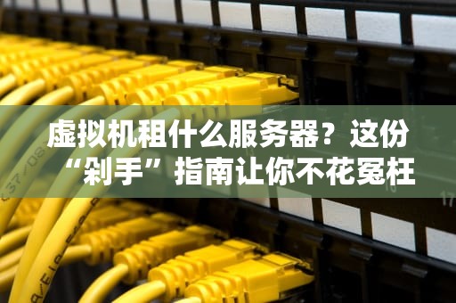 虚拟机租什么服务器？这份“剁手”指南让你不花冤枉钱！