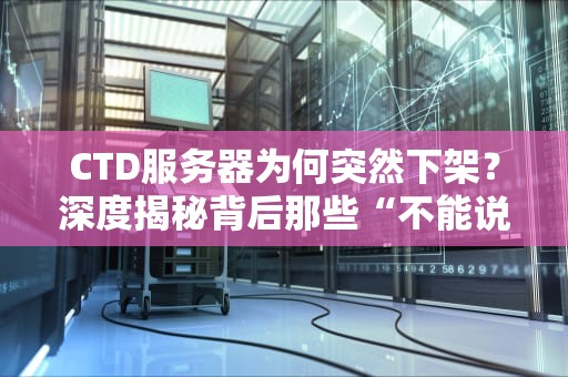 CTD服务器为何突然下架？深度揭秘背后那些“不能说的秘密”