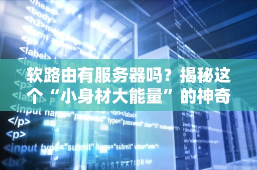 软路由有服务器吗？揭秘这个“小身材大能量”的神奇设备！