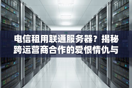 电信租用联通服务器？揭秘跨运营商合作的爱恨情仇与实测避坑指南