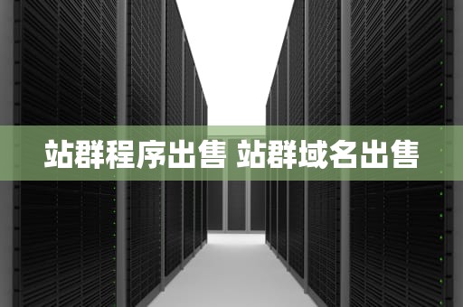 站群程序出售 站群域名出售