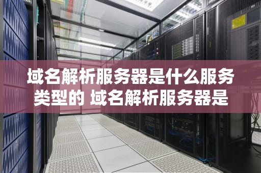 域名解析服务器是什么服务类型的 域名解析服务器是什么服务类型的网站