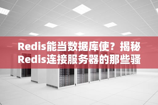 Redis能当数据库使？揭秘Redis连接服务器的那些骚操作！