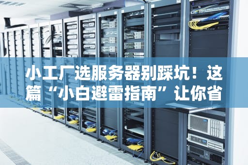 小工厂选服务器别踩坑！这篇“小白避雷指南”让你省下10万冤枉钱