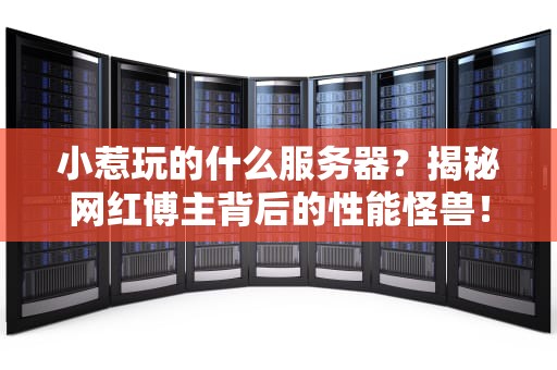 小惹玩的什么服务器？揭秘网红博主背后的性能怪兽！