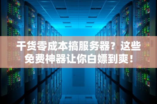 干货零成本搞服务器？这些免费神器让你白嫖到爽！