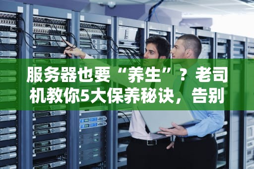 服务器也要“养生”？老司机教你5大保养秘诀，告别卡顿宕机！