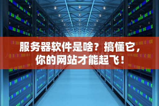 服务器软件是啥？搞懂它，你的网站才能起飞！
