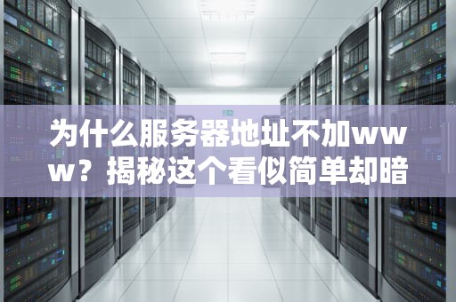 为什么服务器地址不加www？揭秘这个看似简单却暗藏玄机的技术细节