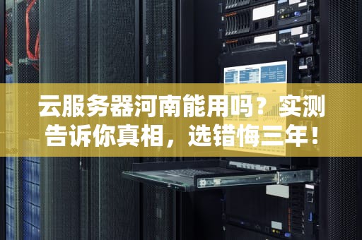 云服务器河南能用吗？实测告诉你真相，选错悔三年！