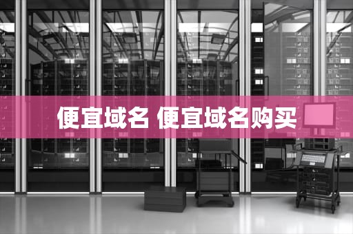 便宜域名 便宜域名购买