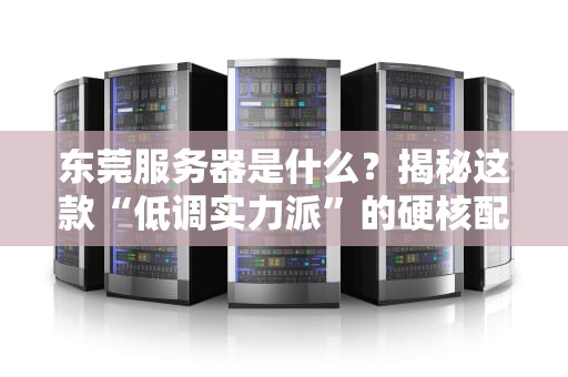 东莞服务器是什么？揭秘这款“低调实力派”的硬核配置与适用场景