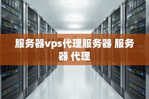服务器vps代理服务器 服务器 代理