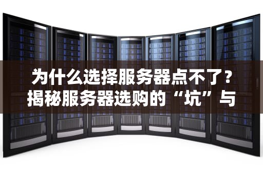 为什么选择服务器点不了？揭秘服务器选购的“坑”与“香”