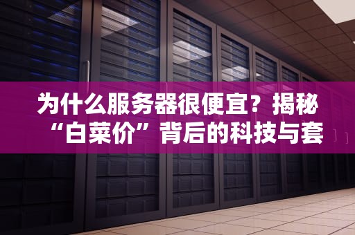 为什么服务器很便宜？揭秘“白菜价”背后的科技与套路！