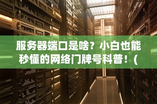 服务器端口是啥？小白也能秒懂的网络门牌号科普！(附实操案例)