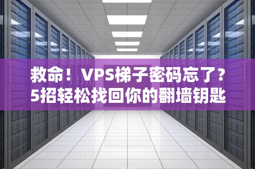救命！VPS梯子密码忘了？5招轻松找回你的翻墙钥匙