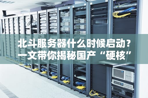 北斗服务器什么时候启动？一文带你揭秘国产“硬核”服务器的崛起之路！