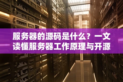 服务器的源码是什么？一文读懂服务器工作原理与开源代码那些事儿