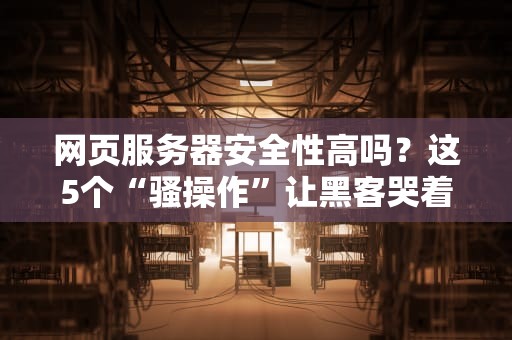 网页服务器安全性高吗？这5个“骚操作”让黑客哭着改行！