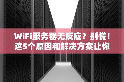 WiFi服务器无反应？别慌！这5个原因和解决方案让你秒变网络大神