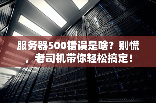 服务器500错误是啥？别慌，老司机带你轻松搞定！