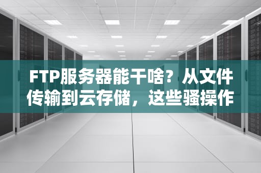 FTP服务器能干啥？从文件传输到云存储，这些骚操作你绝对想不到！