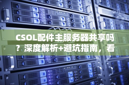 CSOL配件主服务器共享吗？深度解析+避坑指南，看完秒懂！