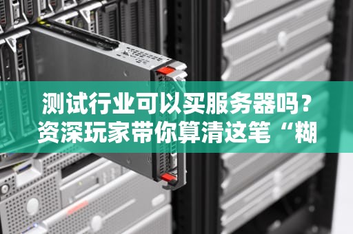测试行业可以买服务器吗？资深玩家带你算清这笔“糊涂账”